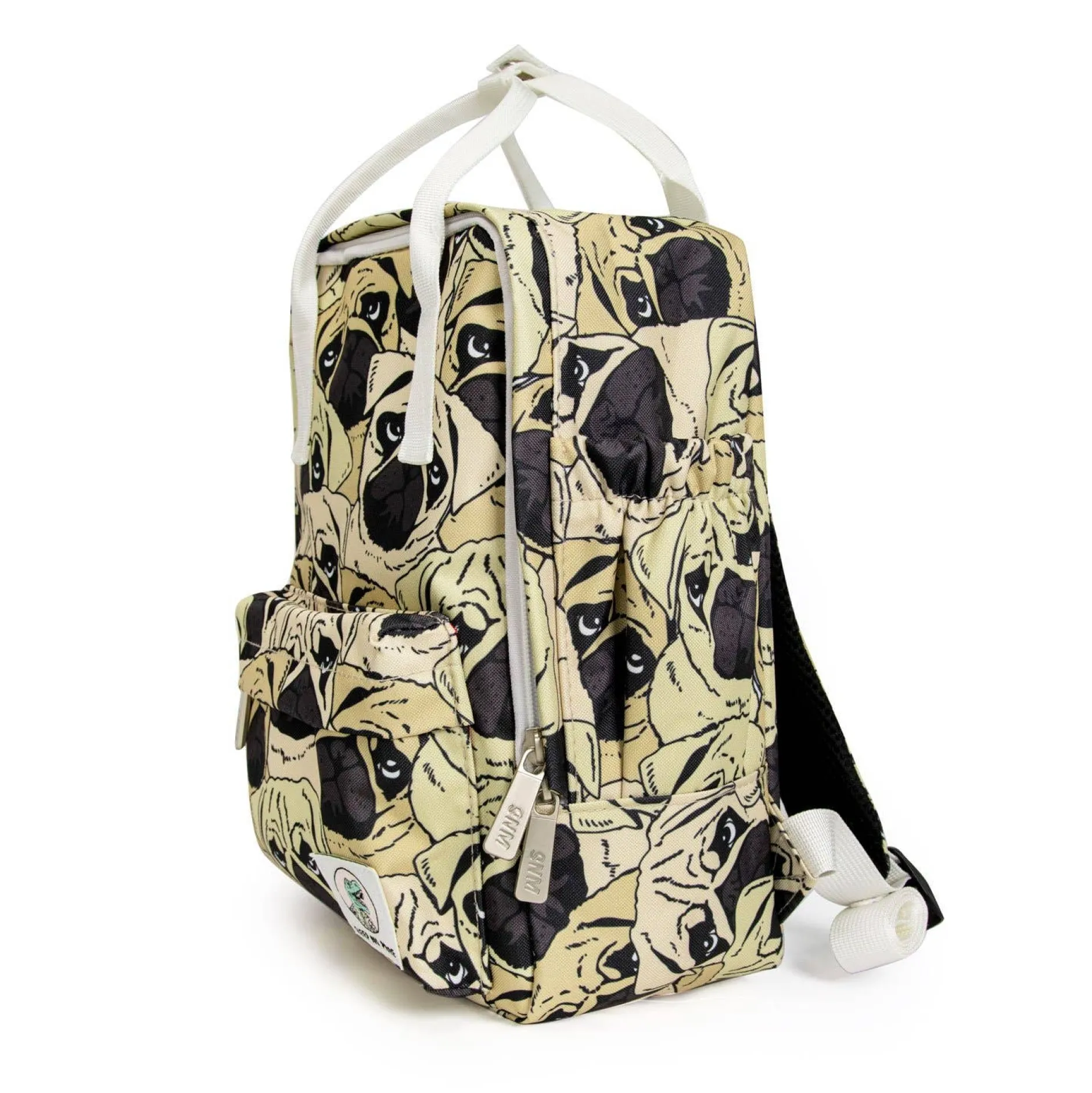 Sleep No More Preschool Backpack, Pug Off Print Best