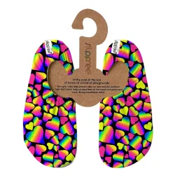 Slipfree Kid's Non Slip Shoes - Neon Hearts Online