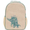 SoYoung Green Stegosaurus Toddler Backpack New