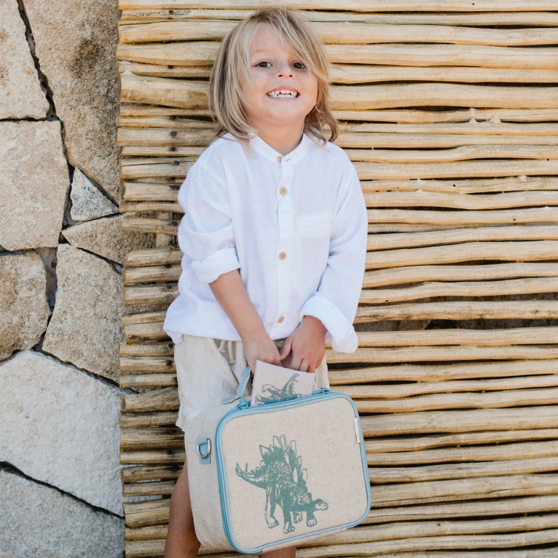 SoYoung Green Stegosaurus Lunchbox for Kids Outlet