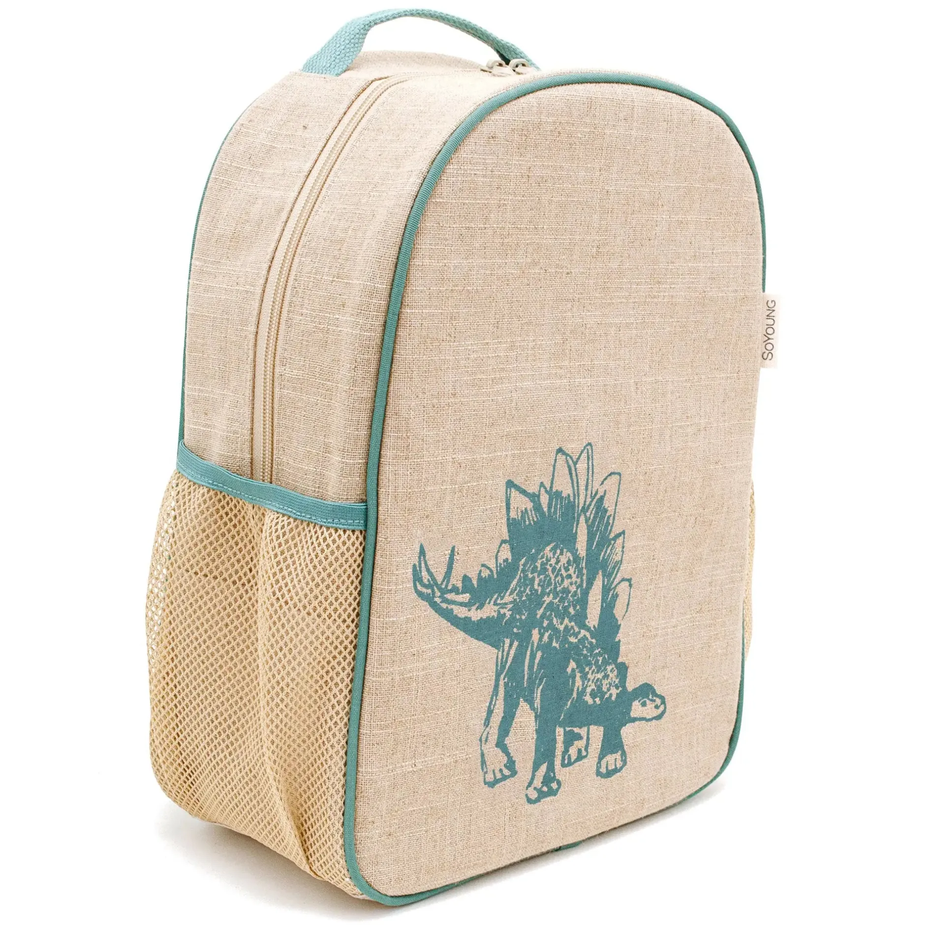 SoYoung Green Stegosaurus Toddler Backpack New