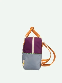 Sticky Lemon Better Together Colorblocking Small Backpack - Purple Tights / Badminton Blue Outlet