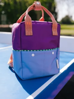 Sticky Lemon Better Together Colorblocking Small Backpack - Purple Tights / Badminton Blue Outlet
