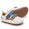 Tip Toey Joey Boy's And Girl's Landy Sneakers - White / Salsa / Blue Tang Hot