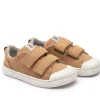 Tip Toey Joey Boy's and Girl's Ramp Green Sneakers - Natural Organic Canvas Sale