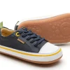 Tip Toey Joey Boy's and Girl's Funky Colors Sneakers, Navy/White New