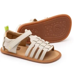 Tip Toey Joey Boy's And Girl's Athena Sandals - Tapioca Hot