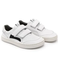 Tip Toey Joey Boy's And Girl's Landy Sneakers - White / Black Discount