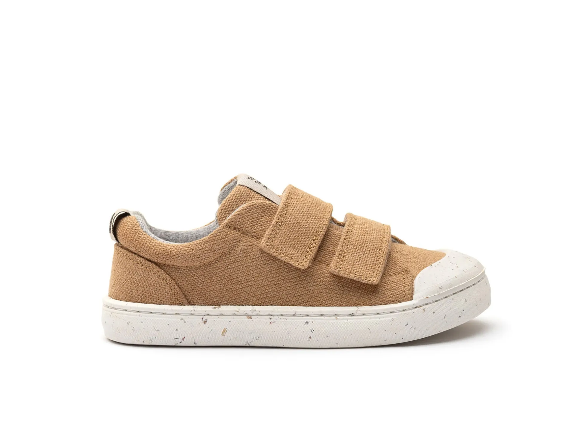 Tip Toey Joey Boy's and Girl's Ramp Green Sneakers - Natural Organic Canvas Sale