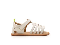 Tip Toey Joey Boy's And Girl's Athena Sandals - Tapioca Hot