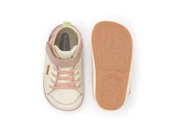 Tip Toey Joey Boy's And Girl's Alley Casual Shoes - Tapioca / Pink Dream Best