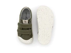 Tip Toey Joey Boy's And Girl's Ramp Green Sneakers - Verde Musgo Eco Canvas Hot
