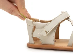 Tip Toey Joey Boy's And Girl's Athena Sandals - Tapioca Hot