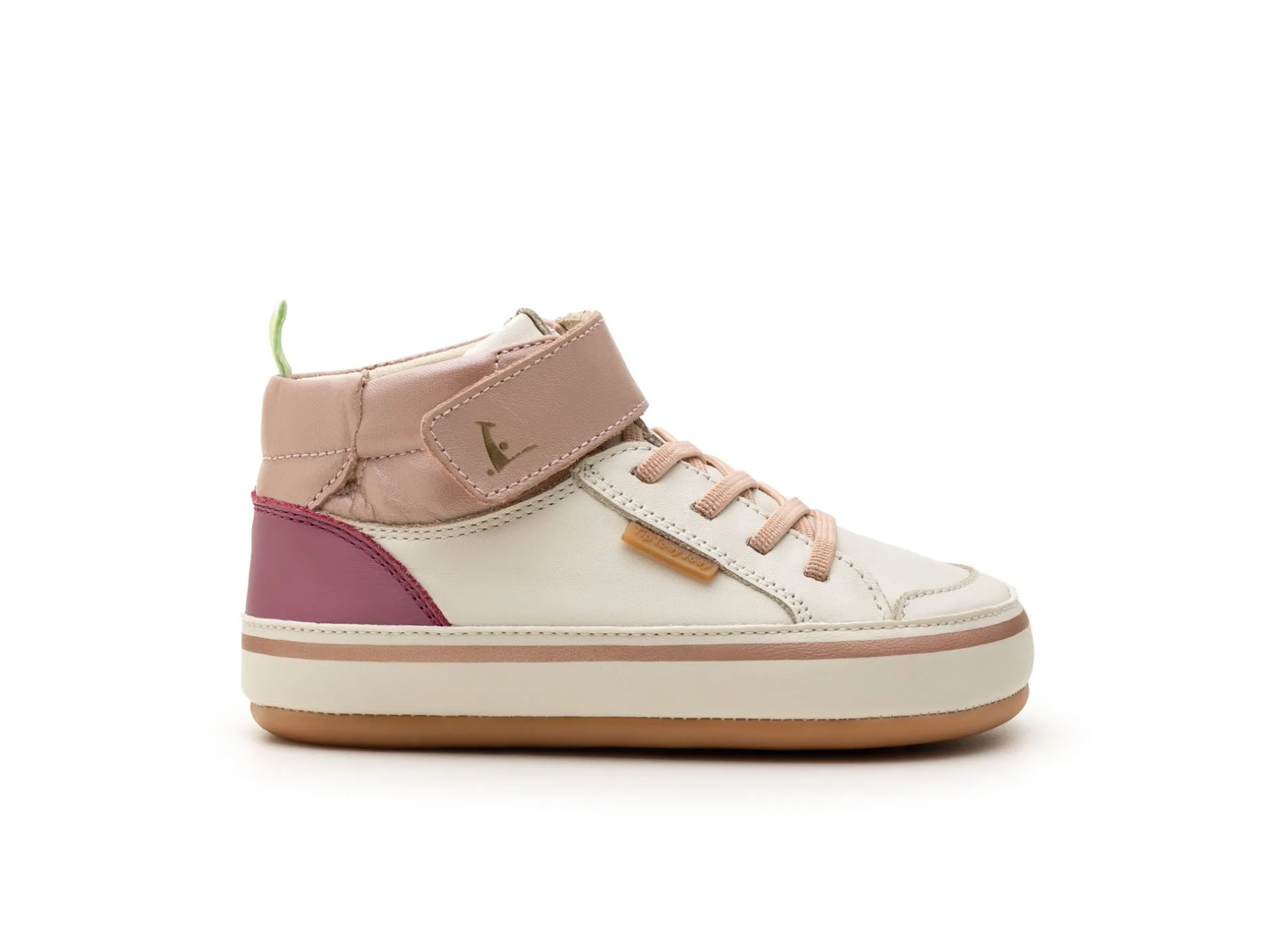 Tip Toey Joey Boy's And Girl's Alley Casual Shoes - Tapioca / Pink Dream Best