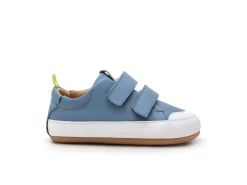 Tip Toey Joey Boy's Bossy Sneakers - Denim / White Best