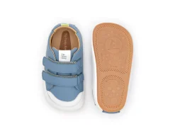 Tip Toey Joey Boy's Bossy Sneakers - Denim / White Best
