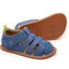 Tip Toey Joey Boy's Sandy Sandals - Blue Tang Discount