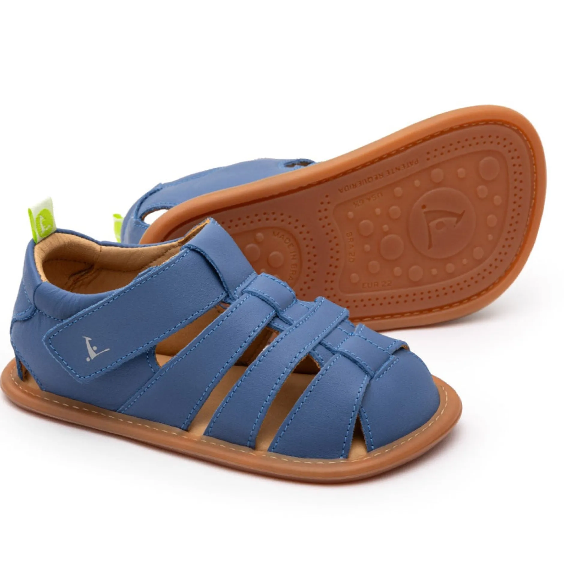 Tip Toey Joey Boy's Sandy Sandals - Blue Tang Discount
