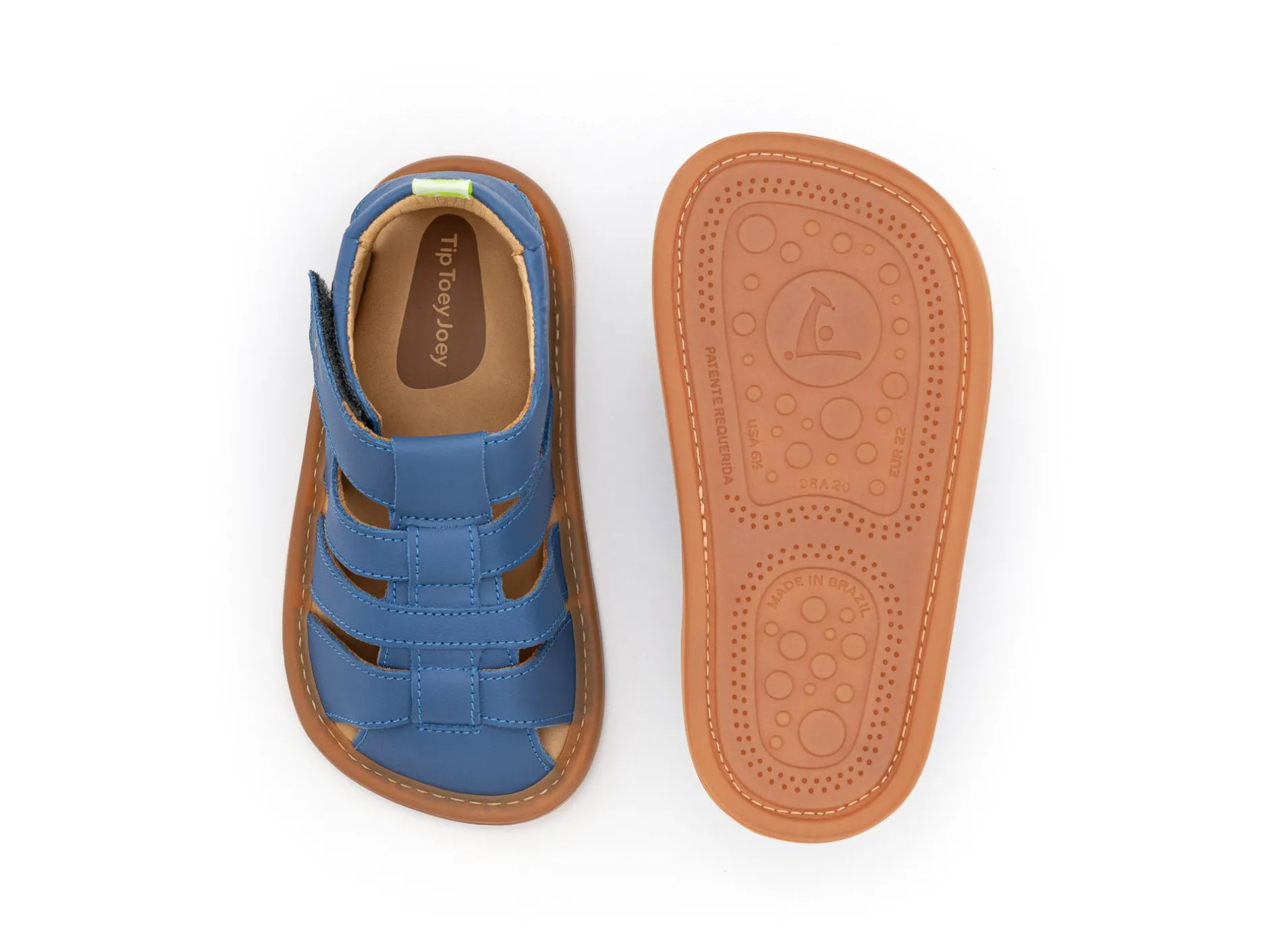 Tip Toey Joey Boy's Sandy Sandals - Blue Tang Discount