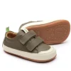 Tip Toey Joey Girl's and Boy's Bossy Sneakers, Mineral Green/Tapioca Best