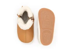 Tip Toey Joey Girl's and Boy's Dobby Boots - Hay / Tapioca Best