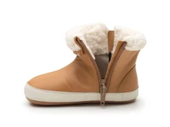 Tip Toey Joey Girl's and Boy's Dobby Boots - Hay / Tapioca Best