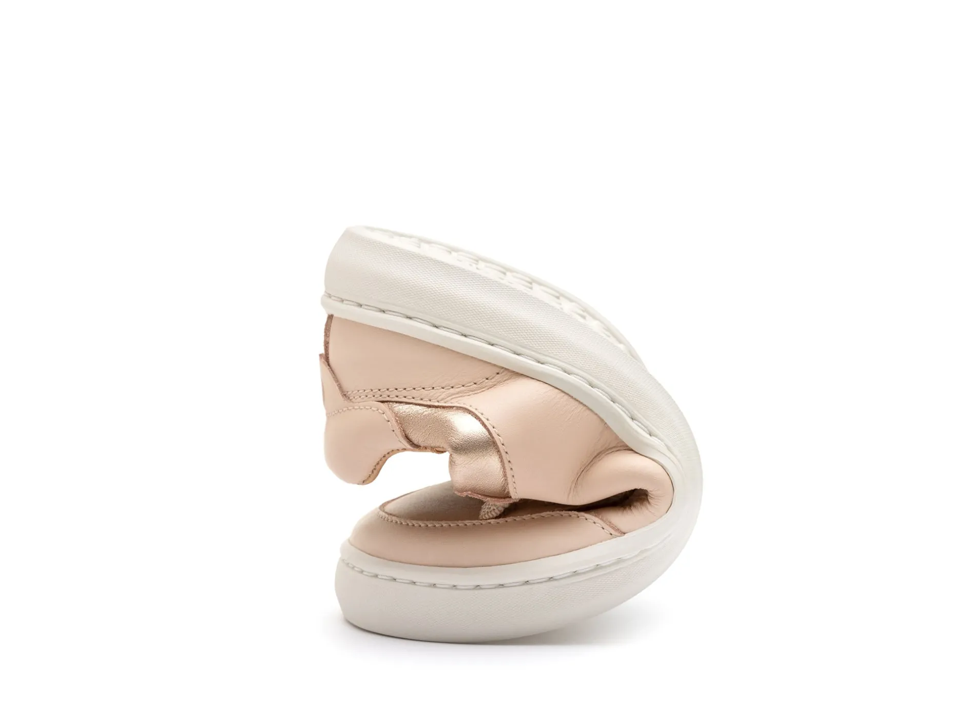 Tip Toey Joey Girl's Breeze Casual Shoes - Papaya Cream / Metalic Salmon Fashion