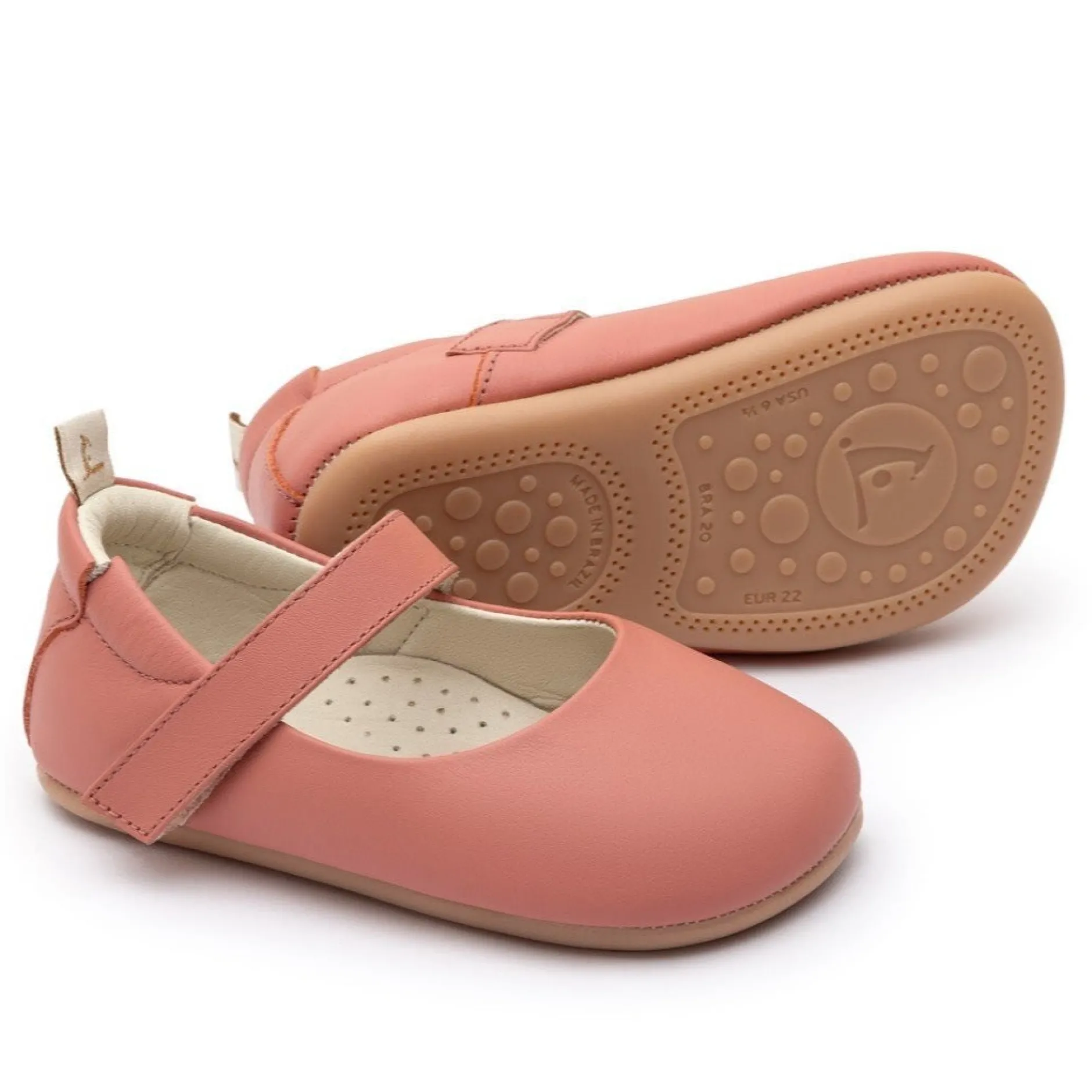 Tip Toey Joey Girl's Dolly Mary Jane Shoes - Rosa Seco Online