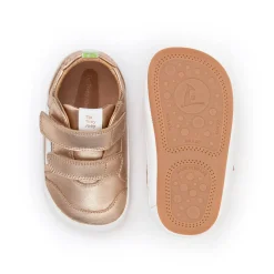 Tip Toey Joey Girl's Landy Sneakers - Metallic Salmon / White / Metallic Salmon Fashion