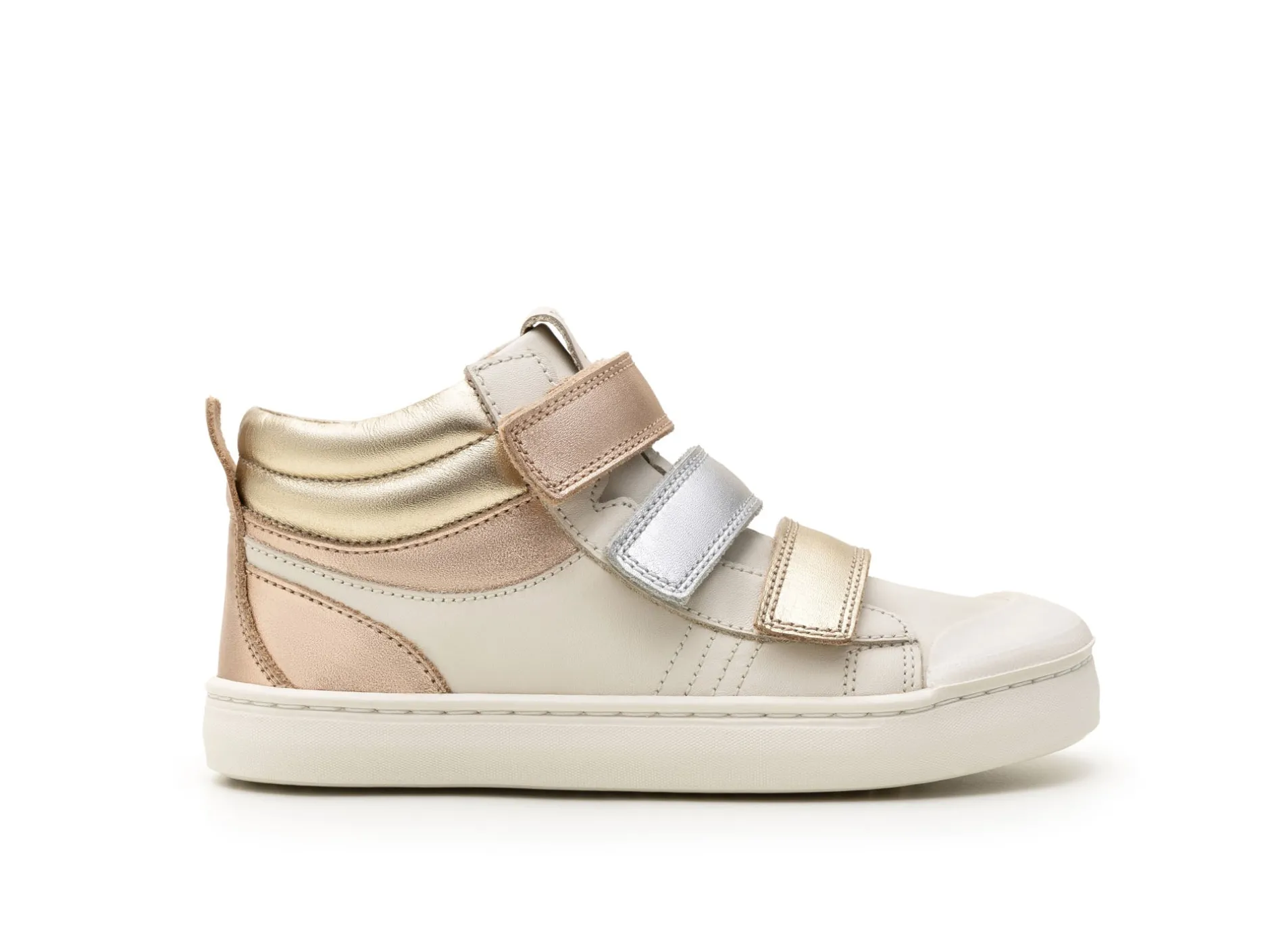 Tip Toey Joey Girl's Leap Casual Shoes - Tapioca / Metalic Salmon Clearance
