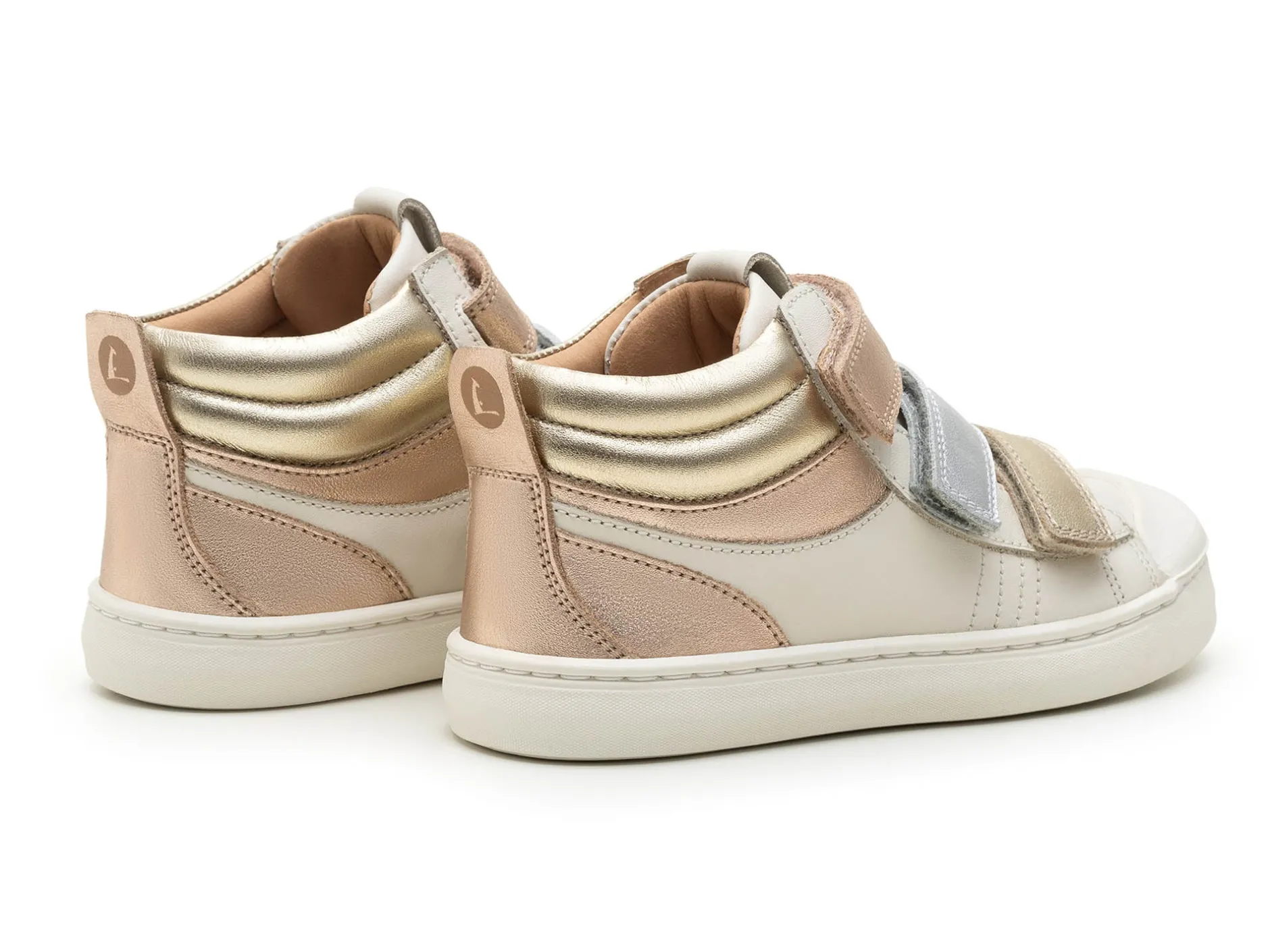 Tip Toey Joey Girl's Leap Casual Shoes - Tapioca / Metalic Salmon Clearance