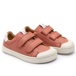 Tip Toey Joey Girl's Ramp Sneakers - Rosa Seco / White New