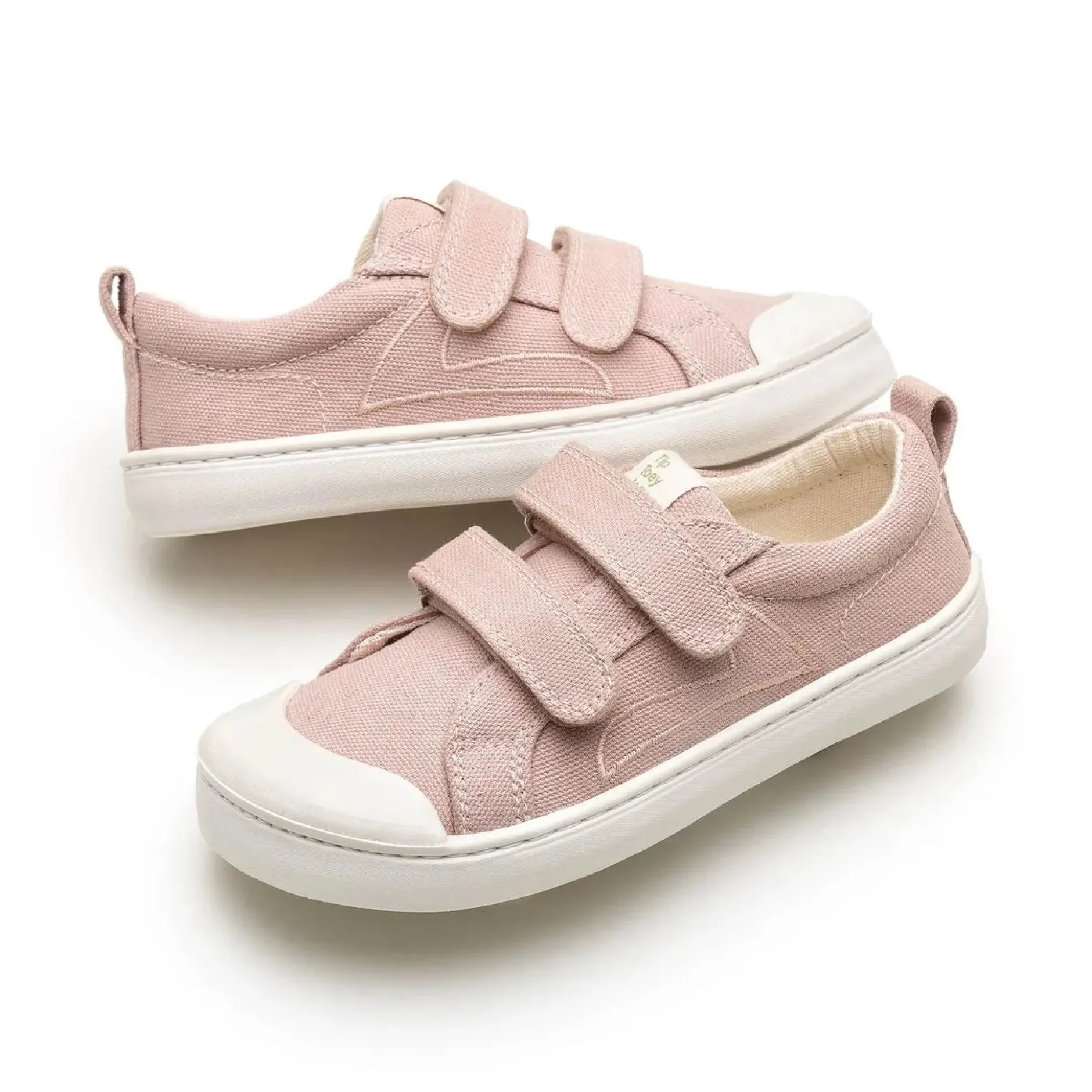 Tip Toey Joey Girl's Ramp Green Sneakers - Lona Rosa Quartzo Clearance