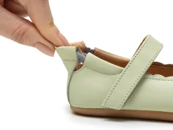Tip Toey Joey Girl's Roundy Mary Jane Shoes - Aloe Wash / Champagne Online
