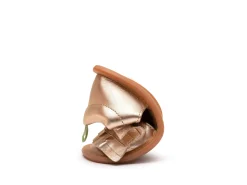 Tip Toey Joey Girl's Ruffy Sandals - Metalic Salmon Sale