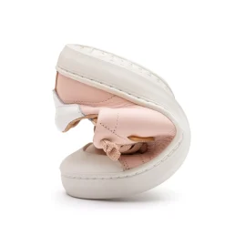 Tip Toey Joey Girl's Volt Sneakers - Blossom Pink / White Best
