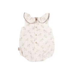 Tutto Piccolo 1313 Baby Bubble Dress - Ecru Zebra Print Outlet