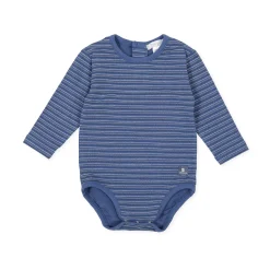 Tutto Piccolo 9123 Body Punto Liso Bodysuit - Indigo Hot