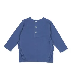 Tutto Piccolo 9722 Camiseta Punto Liso T-shirt - Indigo Sale