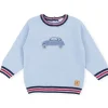 Tutto Piccolo 2828 Car Sweater - Porcelain Blue New