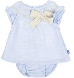 Tutto Piccolo 8210 Dress with Briefs - Blue Discount
