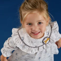 Tutto Piccolo 9212 Dress With Tights - Ecru Clearance