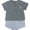 Tutto Piccolo 1586 Jersey Set - Steel Fashion