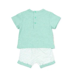 Tutto Piccolo 1694 Jersey Short Set - Aqua Marine Online