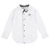 Tutto Piccolo 8022 Long Sleeve Shirt - White/Gray Discount