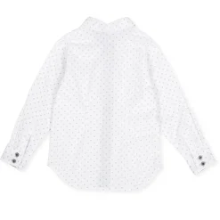 Tutto Piccolo 8022 Long Sleeve Shirt - White/Gray Discount