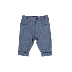 Tutto Piccolo 9116 Pantalón Espiga Trousers - Navy Blue Clearance