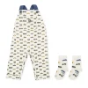 Tutto Piccolo 9322 Peto with matching socks- Ecru Outlet