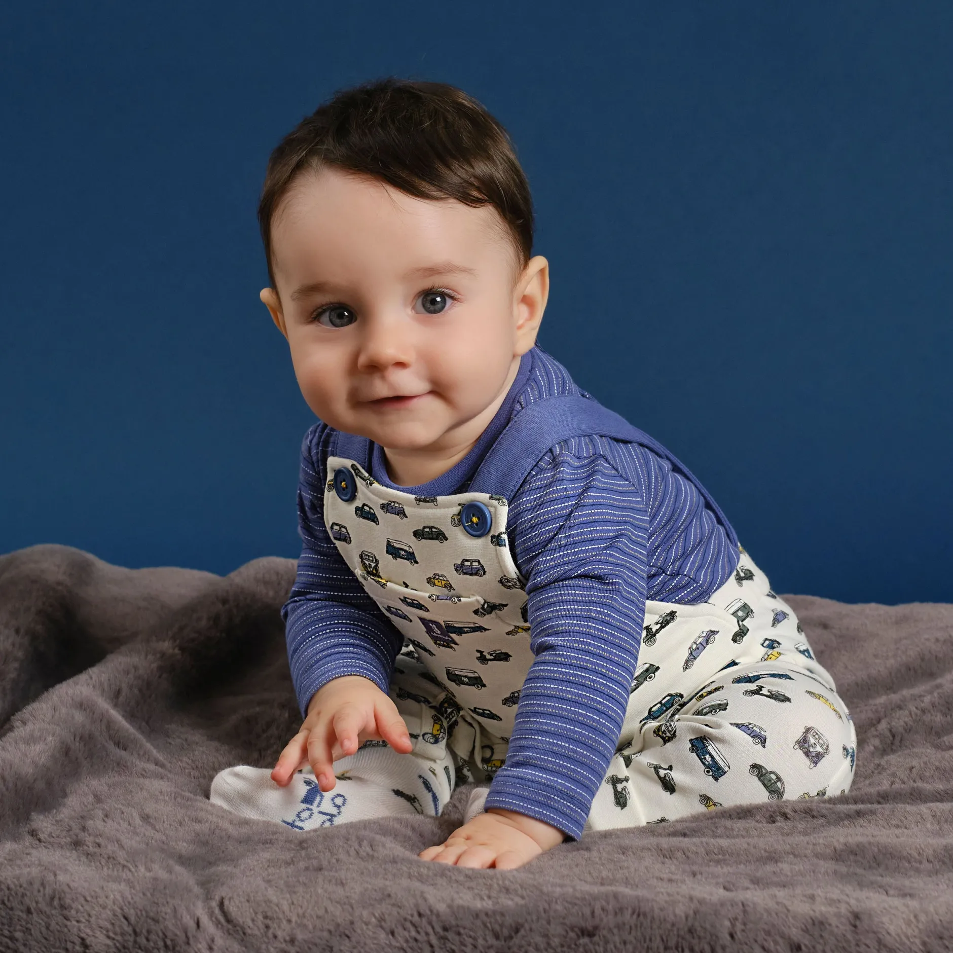 Tutto Piccolo 9322 Peto with matching socks- Ecru Outlet