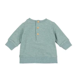 Tutto Piccolo 9005 Sudadera Panda Zip-Up Sweatshirt - See Green New